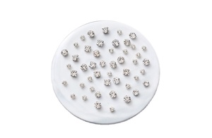 Strass en verre à dos plat - Luminescents dans le noir, sans nickel, écologiques, pour chaussures, vêtements, nail art, voiles de mariée, à coudre, en vrac, extensibles, en forme de coupelle - Product Image 4