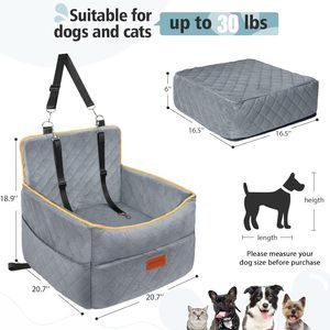 Nuevo Transportín para Mascotas / Asiento Elevador para Perros con Cinturones de Seguridad - Product Image 3