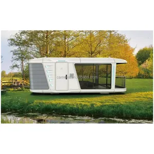 Portable Full Furniture Bedroom Bathroom Container Mobile Sleeping Pods Capsule Hotel Cabin