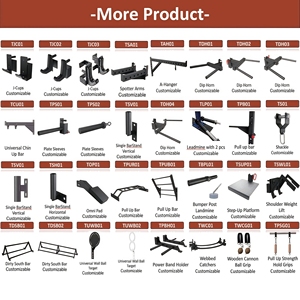 Vente directe usine – Barre de traction réglable de 1,25 pouce pour support de squat autonome, ajustement rapide par broche - Product Image 5