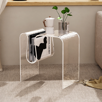 Moderner Luxuriöser Langlebiger Acryl-Couchtisch für Wohnzimmer Heimdekoration Apartment