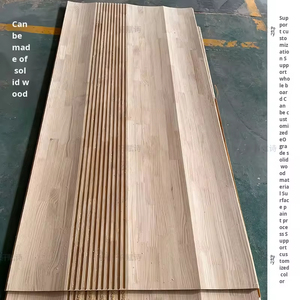 Custom Modern Geometric Irregular Art Curve Luxury Wave MDF Moisture-proof Easy Decorative Wall Covering 3D Hotel Apartment Mall - Product Image 4