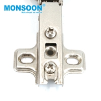 Charnière Monsoon 35mm à double action, charnière normale pour porte de meuble, charnière dissimulée pour armoire de cuisine, installation facile pour la maison