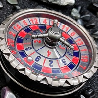 Roda Roulette Logam 7-in-1, Pemutar Dadu, Pembuat Keputusan, Fidget DND Dice untuk Dungeons and Dragons