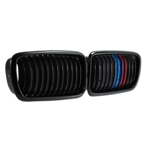 Parrilla Delantera BMW E38 en Negro Mate Estilo M de Plástico ABS para Actualización Retrofit Serie 7 1999-2001 - Product Image 1