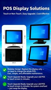 Monitor <span class=keywords><strong>POS</strong></span> LIVERDOL de 15 Pulgadas, Económico, con Pantalla Táctil para Autoservicio, Comida Rápida y Caja, Precio de Fábrica - Product Image 6