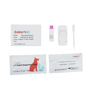 Efficace test veterinario su animali pet test leucemia fiv ab felv ag kit di test rapido combinato