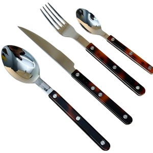 Nhà Máy Bán buôn thép không gỉ Sabre bistrot nghệ thuật thiết kế nội thất máy rửa chén an toàn bền sáng bóng Flatware - Product Image 1
