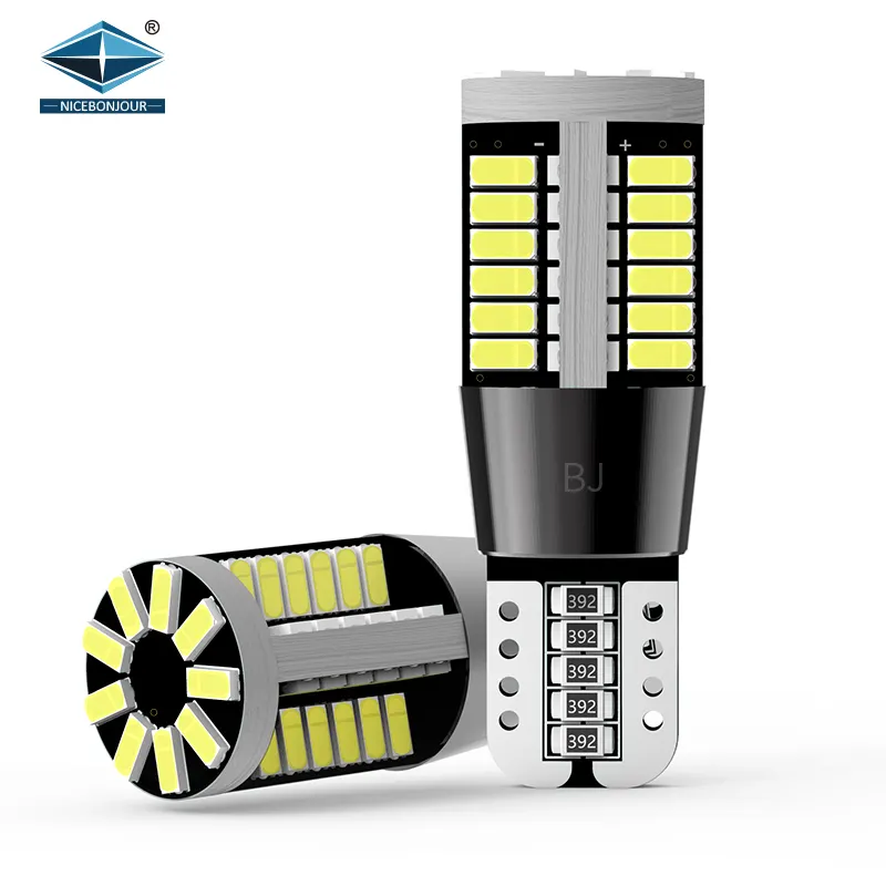 Sistemi di illuminazione automatica T10 Strobe 12V W5W lampadina 12V Canbus Flash Car Light Led