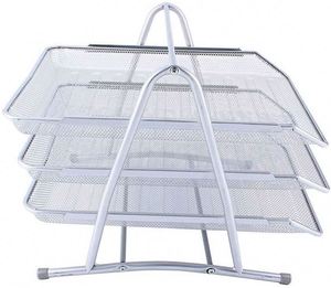 Hot Sale Office Supplies Accessories Drawer-type 3 4 Tier Stackable Mesh Sliding <b>Document</b> Tray - Product Image 5
