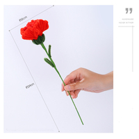 Fertige Pfeifenreiniger-Rosen Handgefertigt Großhandel Gedrehte Stiele Rot Rosa Weiß Rose Kreatives Geschenk Blumen