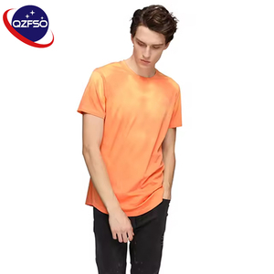 เสื้อยืด QZFSO แบบเปลี่ยนสีตามอุณหภูมิ เสื้อยืดกราฟิกเปล่าทรงใหญ่แบบครอปสำหรับผู้ชาย - Product Image 1