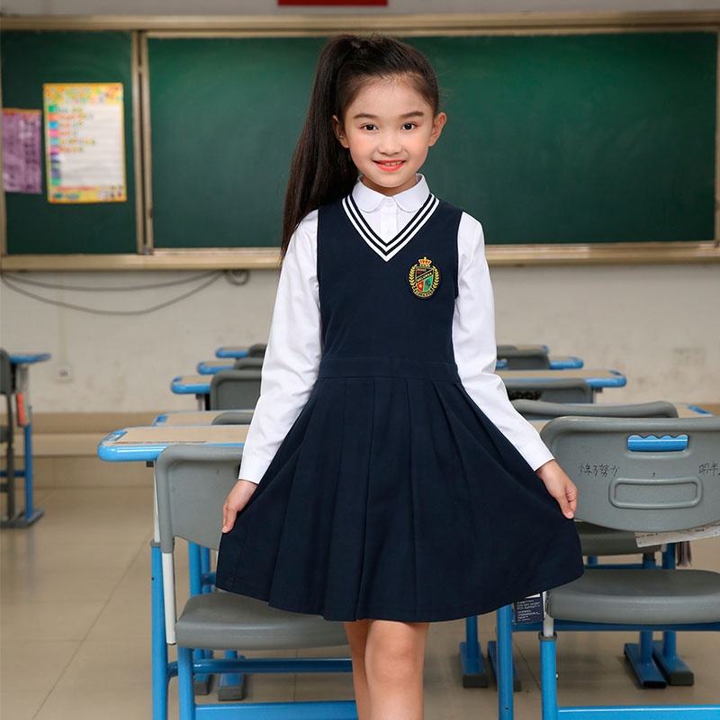 Uniform Royal Blue Tartan School Pinafore Uniform Royal Blue