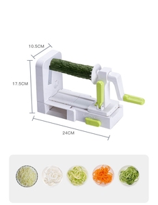 6 en 1 Cuisine Coupe-légumes Légumes Oignon Chopper <span class=keywords><strong>Mandoline</strong></span> Trancheuse Spiralizer Meilleur Vendeur Accessoires - Product Image 6