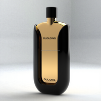 Bouteille de parfum de luxe conçue sur mesure 30ml 50ml 100ml verre pulvérisateur avec bouchon en plastique diffuseur vide de haute qualité