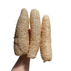 100% Natural Organic <b>Zero</b> Waste Compostable Long Simple Exfoliating Loofah Bath Sponge for Body Care - Product Image 2
