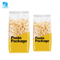Pochette d'emballage personnalisée pour pâtes spaghetti, résistante à l'humidité, pour nouilles, qualité alimentaire, fournisseur en gros