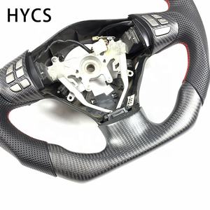 Volante de fibra de carbono para <span class=keywords><strong>Subaru</strong></span> WRX <span class=keywords><strong>STI</strong></span>, volante para Interior de coche de carreras, JDM, mate, auténtico, gran oferta - Product Image 5