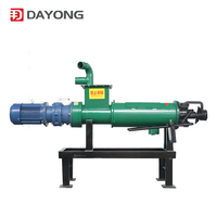 Tamis incliné Séparateur de liquide solide Tour Déshydratation Séchage Machine Filtre Moteur Pour Bio Gaz Caw Cheval Porc Fumier Boue