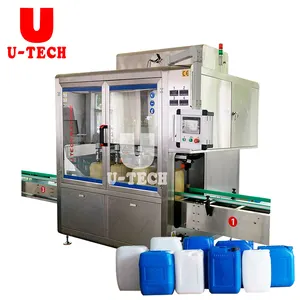 Competitive price excellent service wholesale engine oil bottle linear filling capping automatic line