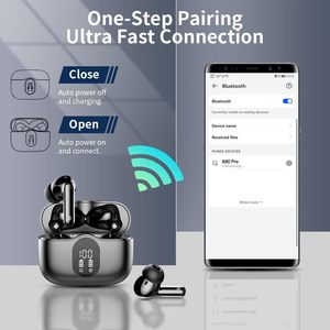 Audífonos Intrauditivos con Bajos Profundos, Pantalla Digital con Indicador de Batería, Chipset jl, Audífonos Resistentes al Agua - Product Image 4