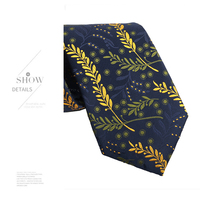 Cravates Classiques de Haute Qualité à Motif Rayé Personnalisable en Polyester Jacquard Écologique pour Affaires et Fêtes