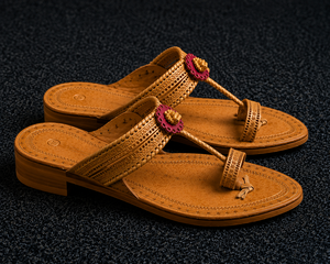 Sandalias planas trenzadas cosidas a mano para mujer, de cuero, sin cordones, con punta abierta, informales, de verano, para uso diario, OEM - Product Image 2
