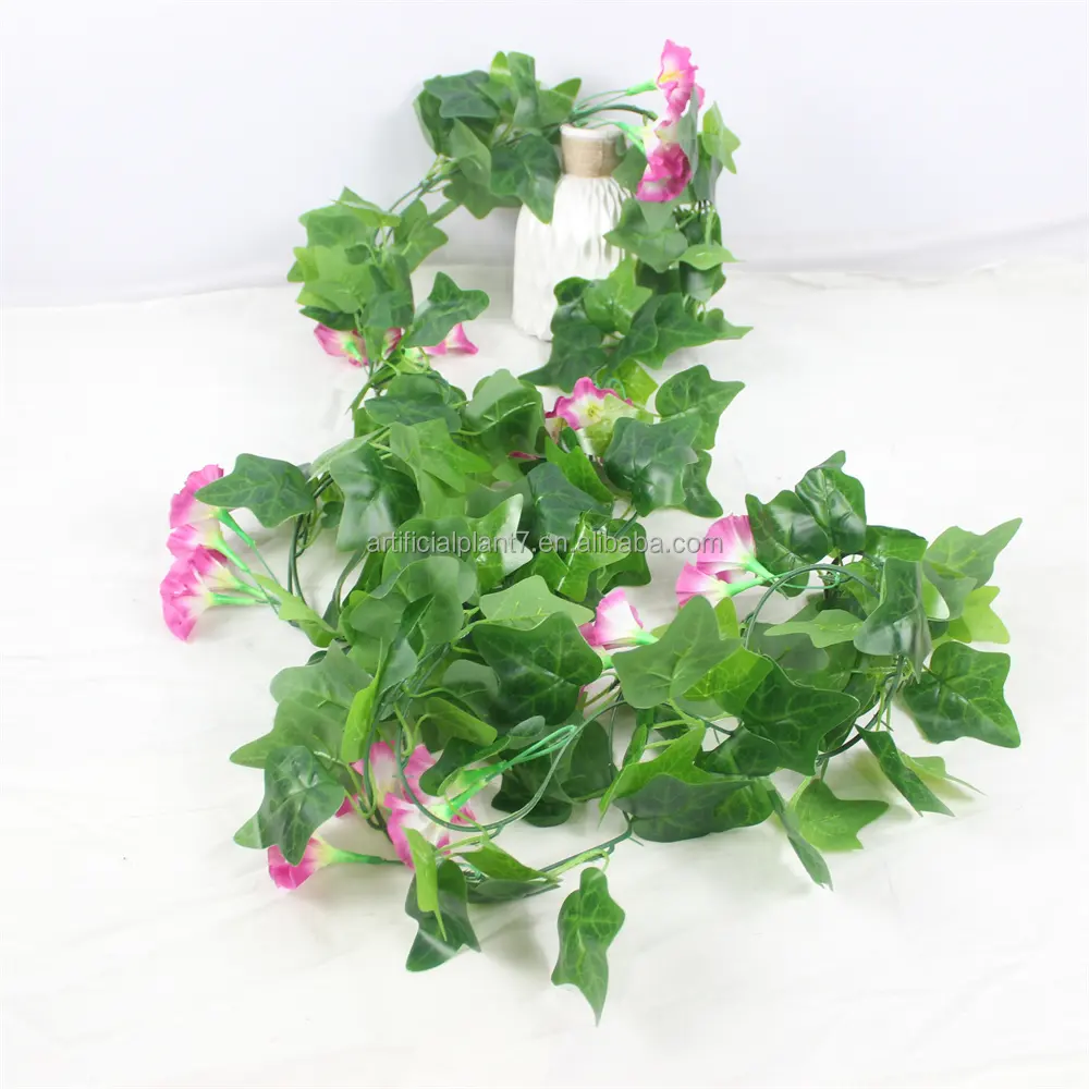 artificial morning glory vine morning flower vines home decoration ivy simulation flower ivy for garden ornament wall Halloween