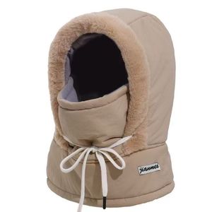 Gorro de Invierno para Mujer Jianmei, Estilo Lei Feng, con Protección para el Cuello, a Prueba de Viento, Máscara Facial, Sudadera con Capucha Cálida para Ciclismo al Aire Libre, Color Negro - Product Image 4