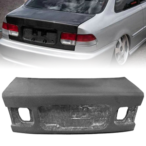Maletero de Ajuste Perfecto para HONDA EK Civic 1996-2000 Coupé, Fibra de Carbono de Alta Calidad Tipo OEM - Product Image 1