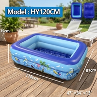 Piscine gonflable familiale en gros, piscine hors sol extérieure pour adultes et enfants, piscine portable pour jardin, fabricant