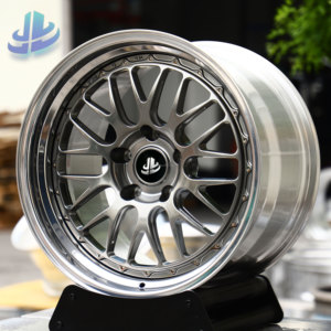 Jantes forgées en deux parties <span class=keywords><strong>de</strong></span> style E88, finition Gunmetal usinée, jante à rayons vintage pour la modification <span class=keywords><strong>de</strong></span> véhicules JDM rétro - Product Image 1