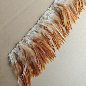 Plumes de coq teintes de 4-6-8 pouces, plumes de poulet enfilées, plumes de selle, plumes de <span class=keywords><strong>cou</strong></span>, matériaux pour la pêche à la mouche, la fabrication de mouches - Product Image 4
