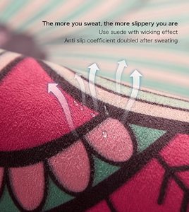 Nhà Sản Xuất Tùy Chỉnh Vòng Tròn In Da Lộn Cao Su Tự Nhiên Sinh Thái Thân Thiện Với Vòng Yoga <span class=keywords><strong>Mat</strong></span> Thường Tập Thể Dục Thiền - Product Image 5