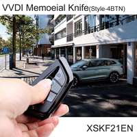 Clé Intelligente Xhorse XSKF21EN Télécommande Universelle Série XS Style Couteau Clé de Remplacement Automobile