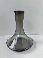 Base de chicha en verre de cristal russe pour vente en gros, hauteur 25 cm