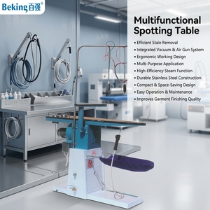 <span class=keywords><strong>Table</strong></span> à <span class=keywords><strong>repasser</strong></span> industrielle en acier inoxydable de haute qualité <span class=keywords><strong>pour</strong></span> draps et vêtements, <span class=keywords><strong>table</strong></span> de nettoyage automatique des taches de lessive - Product Image 2