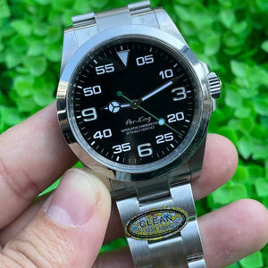 Precio al por Mayor, Relojes Mecánicos de Lujo para Hombre Clean Air King Factory Super CF 3230 Movement 904L, con Movimiento de Acero, Luminosos - Product Image 3