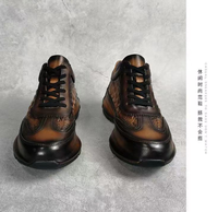 Nouvelles Chaussures de Sport Tendance Printemps/Été pour Hommes – Décontractées en Cuir PU avec Semelle Élevée et Style Urbain