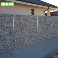Boîtes de gabions en fil double galvanisé, clôture en treillis de gabions soudé, cadre métallique, clôture de sécurité, capuchons de poteaux de clôture disponibles en vente
