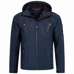 Nouvelle veste en jean déchirée ample pour homme, col à revers, fermeture éclair, vêtement décontracté pour jeunes hommes, hauts d'automne teints unis - Product Image 1