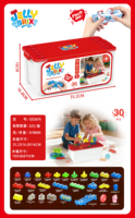 Ensemble de chantier de construction de 45 pièces pour tout-petits et enfants d'âge préscolaire, blocs de construction sensoriels compressibles et extensibles pour enfants de 2 ans et plus