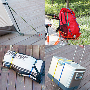 Tùy Chỉnh Polyester Nhiệm Vụ Nặng Nề Căng Bungee Dây Sốc Dây Vòng Dây Đàn Hồi Để Bán - Product Image 4