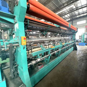 Machine à tricoter en chaîne à double barre à aiguilles durable et bien vendue pour le tissage de filets de pêche avec moteur central et composants d'engrenage - Product Image 3