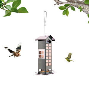Grensoverschrijdende Nieuwe Outdoor Intelligente Elastische Eekhoorn-Proof Metalen Plastic Vogel <span class=keywords><strong>Feeder</strong></span> Binnenplaats Tuin China Fabriek - Product Image 1