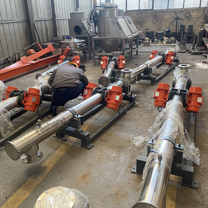 Convoyeurs à vis automatiques personnalisés refroidissant le convoyeur à double vis avec l'usine de trémie - Product Image 6