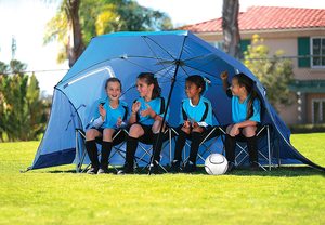Sombrilla Deportiva Super-Brella con Protección Solar SPF 50+, Resistente a los Rayos UV, con Toldo para Lluvia, Refugio para Playa, Eventos y Senderismo - Product Image 4