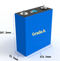 DDP EU Stock 10000 cycle de vie EV Lifepo4 12V 48V Systèmes de stockage d'énergie 100Ah 280AH 306AH 314AH Batterie au lithium-ion