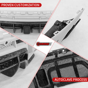 Pour Rolls Royce, pare-chocs arrière et pare-chocs modifiés en fibre de carbone sèche MSY pour Rolls Royce Cullinan, pièces de carrosserie de mise à niveau - Product Image 3