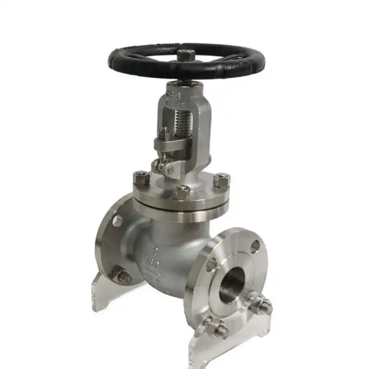 2Way pneumatik BW RF baja cor API 600 tekanan segel Flange Handwheel Globe Valve